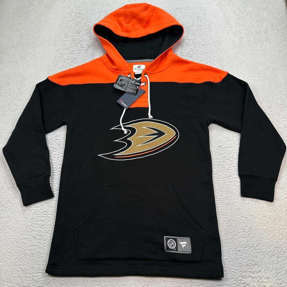 Fanatics NHL Anaheim Ducks Hoodie‎ Men's Size Small Sweatshirt NWT
